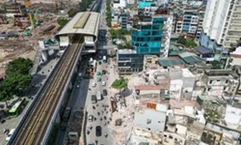 Khu dân cư cạnh ga metro thành công trường mở đường Vành đai 2,5 Hà Nội