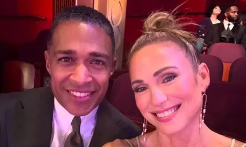 Cặp sao TJ Holmes và Amy Robach chính thức ấn định ngày cưới