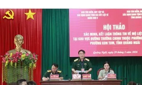 Làm rõ thông tin về rãnh mộ các liệt sĩ Trung đoàn 24A hy sinh năm 1968 tại Kon Tum
