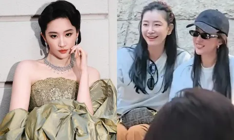 Lưu Diệc Phi được bắt gặp đi họp lớp, visual xinh đẹp ngập tràn khung hình