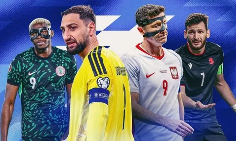 Dàn ngôi sao vắng mặt ở World Cup 2026