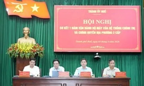 TP. Huế sơ kết 1 năm vận hành mô hình chính quyền địa phương 2 cấp