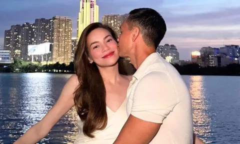 Khoảnh khắc lãng mạn của Hồ Ngọc Hà và Kim Lý sau 9 năm định mệnh