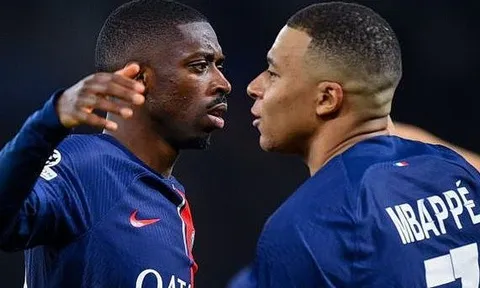 Tình thế đảo ngược với Mbappe và Dembele ở tuyển Pháp