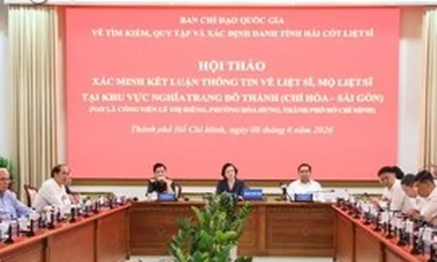 Phó Thủ tướng Phạm Thị Thanh Trà dự Hội thảo đặc biệt xác minh thông tin về khu mộ liệt sĩ tập thể tại Công viên Lê Thị Riêng