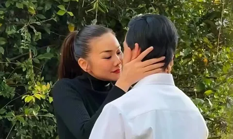 Thanh Hằng phản ứng sau cảnh hôn Lương Thế Thành