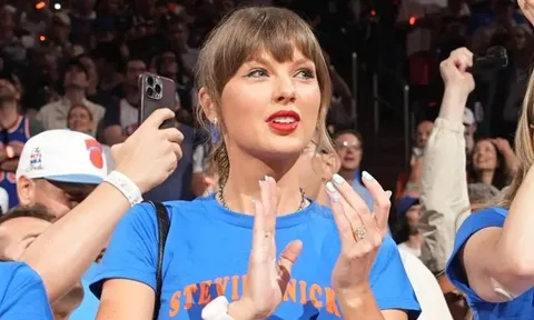 Khoảnh khắc Taylor Swift 'chạm mặt' Kylie Jenner gây sốt