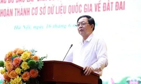 Không lùi mục tiêu hoàn thành cơ sở dữ liệu đất đai, đưa vào khai thác ngay khi hoàn thiện