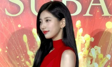 Suzy gây sốt tại Nhật Bản với váy đỏ rực rỡ, nhan sắc khiến fan 'tan chảy'