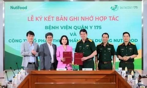 Nutifood và Bệnh viện Quân y 175 hợp tác phát triển các giải pháp dinh dưỡng