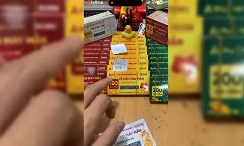Cảnh giác thủ đoạn cào vé trúng thưởng trên mạng xã hội để lừa đảo