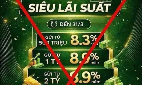 Cảnh giác thủ đoạn mời chào gửi tiết kiệm lãi suất cao để lừa đảo