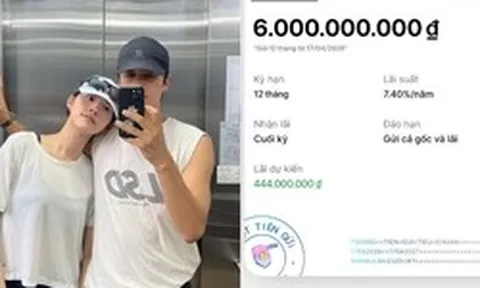 Bức ảnh gửi tiền ngân hàng lãi 444 triệu đồng khiến nhiều người trầm trồ