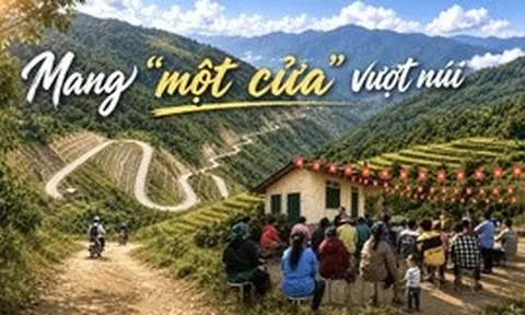 Mang 'một cửa' vượt núi, đưa dịch vụ công đến bản xa