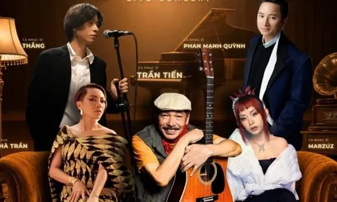 Phòng khách 3 thế hệ số 2: Cuộc gặp gỡ của Trần Tiến, Hà Trần, Phan Mạnh Quỳnh, Thắng và Marzuz