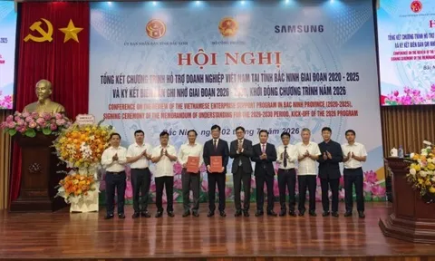 Bắc Ninh ‘bắt tay’ Samsung đồng hành phát triển doanh nghiệp công nghiệp hỗ trợ