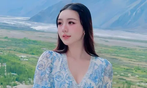 Quỳnh Kool hóa nàng thơ giữa khung cảnh hùng vĩ của Himalaya