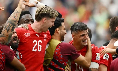 Thụy Sĩ đi vào lịch sử World Cup