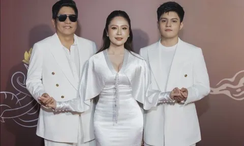 Gia đình Thanh Thúy và Đức Thịnh chiếm spotlight với trang phục 'ton sur ton'