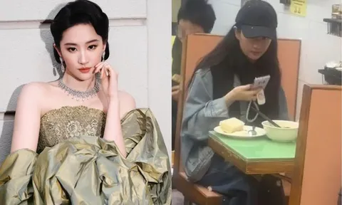 Nhan sắc thật của Lưu Diệc Phi ở chốn đông người gây chú ý