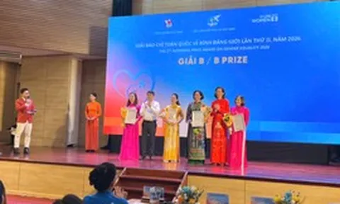Trao Giải Báo chí toàn quốc về Bình đẳng giới lần thứ II, năm 2026