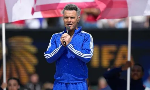 Robbie Williams lên tiếng sau nghi vấn dùng chất cấm tại chung kết World Cup 2026