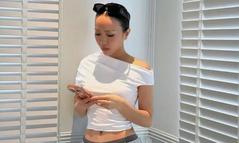 Diệu Nhi diện croptop khoe eo thon, nhan sắc đời thường gây chú ý