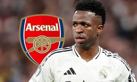Mức lương kỷ lục của Vinicius ở Arsenal