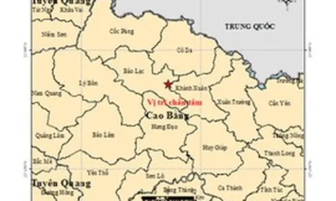 Cao Bằng ghi nhận 3 trận động đất nhỏ trong 5 ngày
