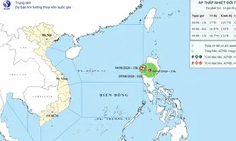 Áp thấp nhiệt đới vào Biển Đông, tác động mạnh đến vùng biển phía Đông Nam