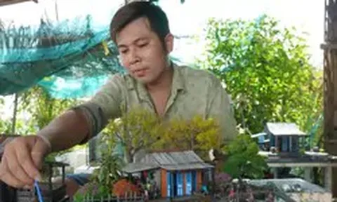 Bỏ phố về quê làm mô hình nhà miền Tây, thu gần nửa tỉ mỗi năm