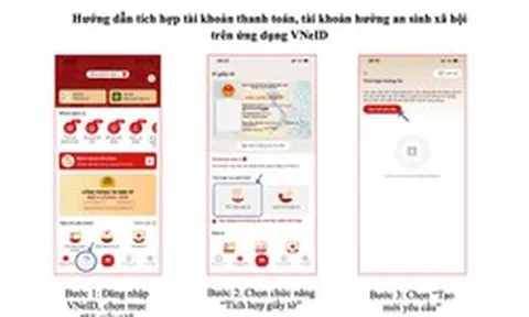 Bộ Công an hướng dẫn tích hợp tài khoản thanh toán, an sinh xã hội trên VNeID