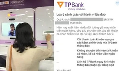 Một ngân hàng thông báo tới toàn bộ khách hàng: Trường hợp cần cảnh giác khi giao dịch chuyển khoản