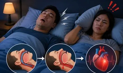 Tưởng ngáy khi ngủ là bình thường, không ngờ tim phải 'gồng mình' mỗi đêm