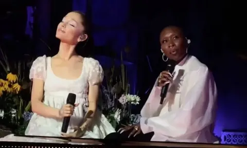 Ariana Grande và Cynthia Erivo song ca, dập tan tin đồn rạn nứt tình bạn