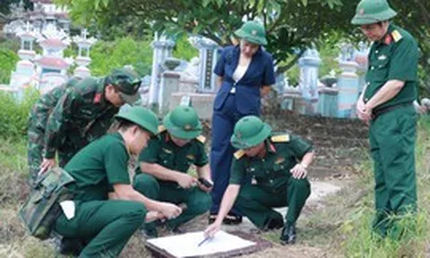 Khảo sát, nắm thông tin khu vực mộ liệt sĩ tại đèo Phước Tượng