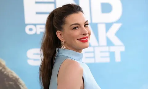 Anne Hathaway gây bất ngờ với mái tóc ngắn nhất trong hơn một thập kỷ