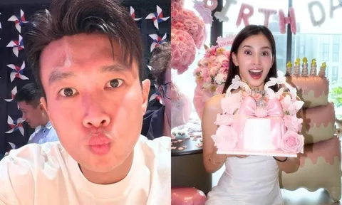 Quốc Trường công khai bày tỏ khi Tiểu Vy đón sinh nhật