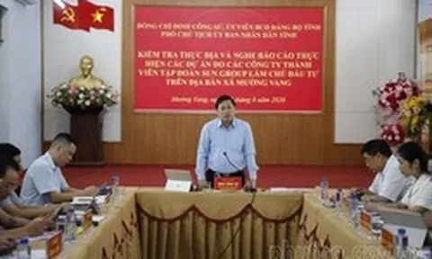 Các dự án hàng trăm ha của Sun Group gặp khó, lãnh đạo tỉnh Phú Thọ chỉ đạo khẩn trương