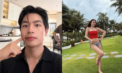 Quốc Anh phản ứng khi Ninh Dương Lan Ngọc khoe ảnh áo tắm
