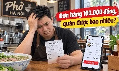 Bán 100.000 đồng đồ ăn trên app, gần 80.000 đồng 'bốc hơi' sau 3 khoản chi: Chủ quán phở ở Hà Nội tiết lộ cuộc đua tốn tiền sau mỗi đơn hàng