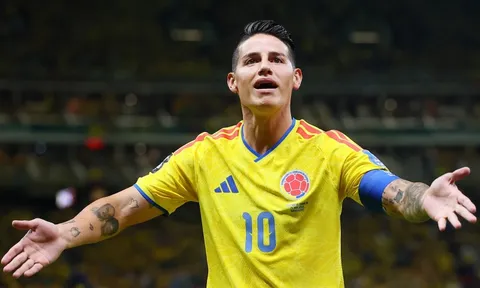 Bến đỗ bất ngờ của James Rodriguez