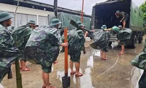 Toàn quân chủ động ứng phó mưa lớn, ngập lụt, lũ quét, sạt lở đất