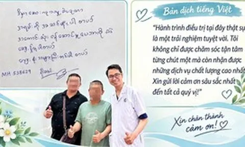 Du khách Myanmar viết thư cảm ơn bác sĩ Việt cứu khỏi 'án tử'
