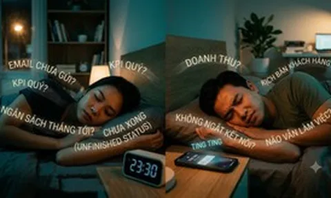 Lên giường ngủ nhưng đầu vẫn 'chạy' KPI: Nỗi ám ảnh mang tên 'việc chưa xong'