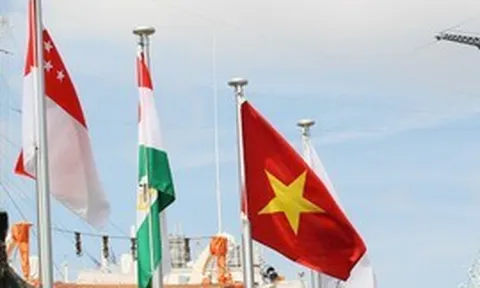 Lễ chào đón và thượng cờ Đoàn Thể thao Việt Nam tại ASIAD 20