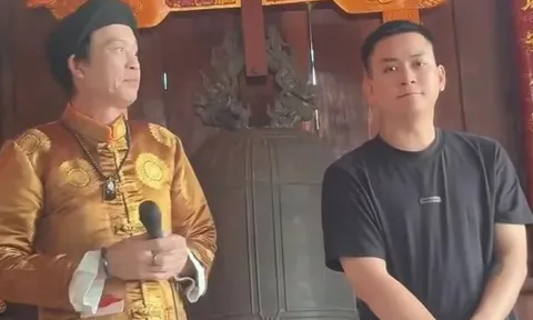 Hoài Lâm dẫn bà xã Ngọc Trinh ra mắt ba nuôi Hoài Linh