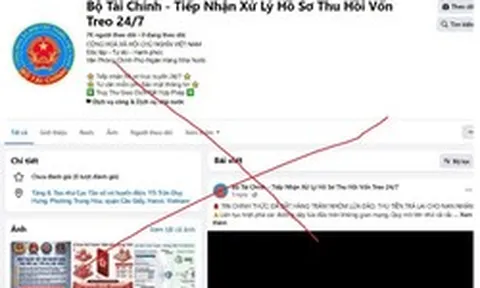 Cảnh giác trang Facebook giả mạo “Bộ Tài chính” để lừa đảo người dân
