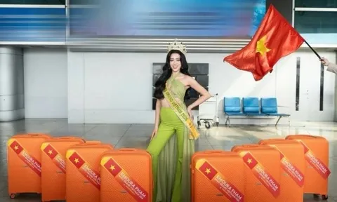 Đại diện Việt Nam lên đường dự Miss Grand International 2026