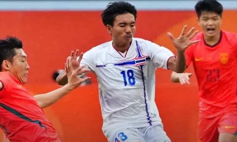 U23 Thái Lan thảm bại trước Trung Quốc